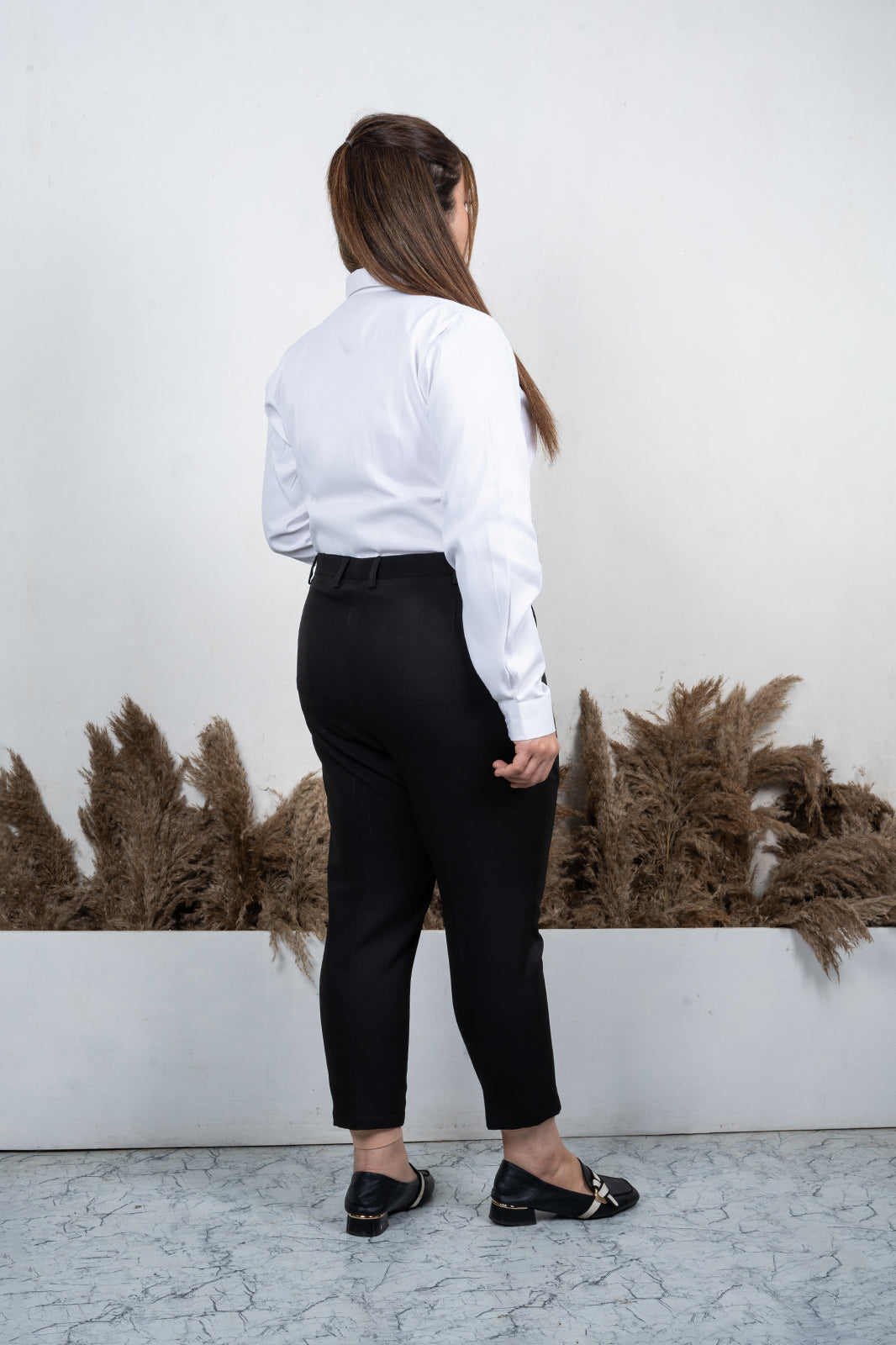 VISHIMA 3-Piece Elegant Waistcoat Suit | Black & White